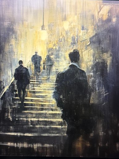100 x 90 Öl auf Leinwand